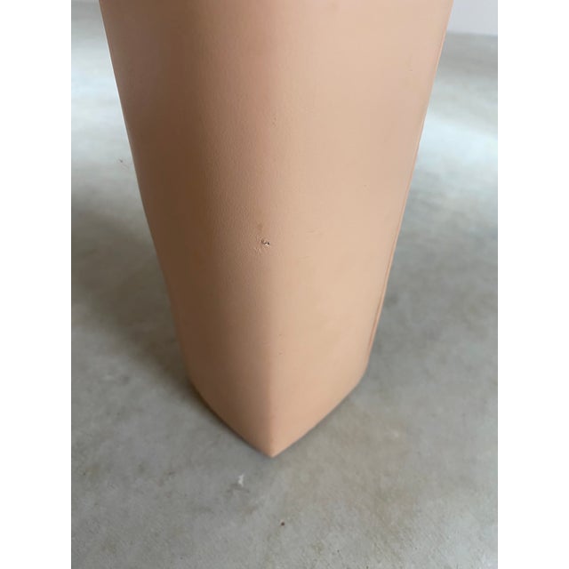 Pair of Vintage Leather Parsons Side Tables, Vintage Design, Usa For Sale - Image 12 of 15