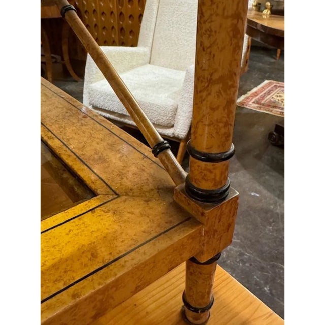 Wood Vintage Italian Faux Painted Designer Table For Sale - Image 7 of 7