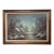 1960s Cornelis Bruinsma (B. 1942) Winter Dutch Landscape Oil Painting With Coa & Robert Sills Gallery 43" Frame For Sale