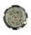 Huge Chinese Famille Noire Black Porcelain Jardiniere, Mandarin Ducks, Birds & Lotus Pond Goldfish Bowl Planter, Signed, Hong Kong For Sale In Tampa - Image 6 of 14