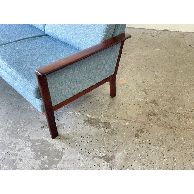 1960s 1960s Danish Mid Century Modern Rosewood Sofa by Westnofa For Sale - Image 5 of 11