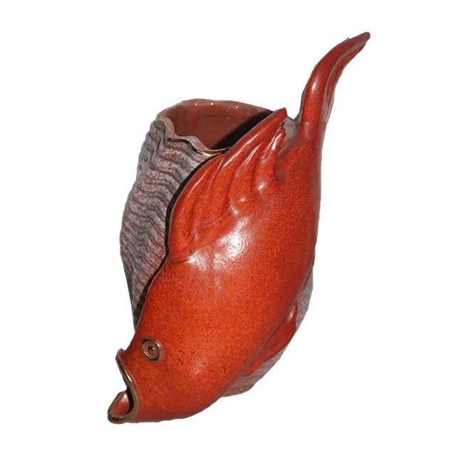 Vintage Italian Ceramic Vase For Sale