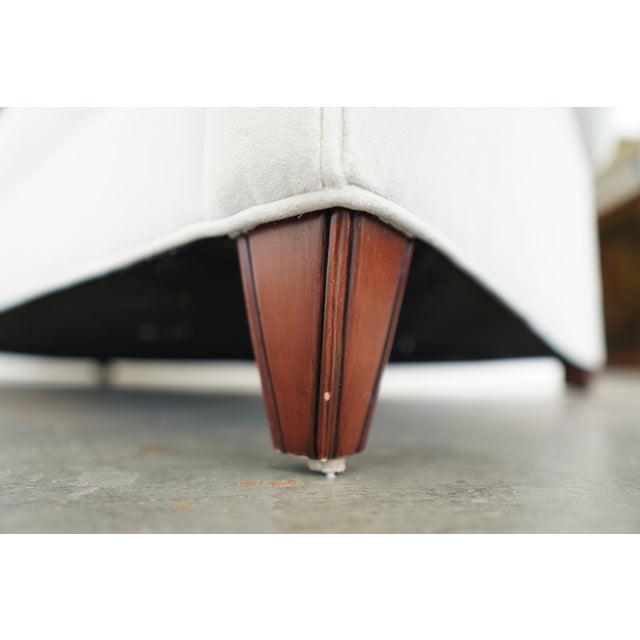 Ralph Lauren Home Velvet Roll Arm Sofa For Sale - Image 13 of 13