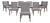 Set of Eight Bernhardt "Linea" Cerused Ash Dining Chairs For Sale