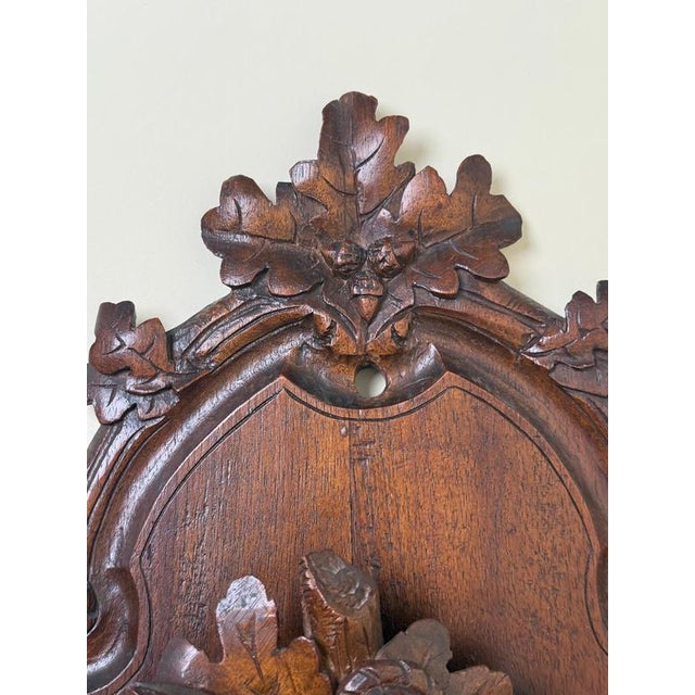 Black Forest Hunting Plaque attributed to Johann Flück, 1880 For Sale - Image 13 of 18