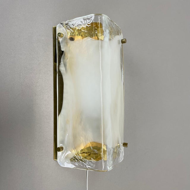 Kalmar Hollywood Regency Murano Glass Wall Light by Kalmar Lights, 1960s For Sale - Image 4 of 18