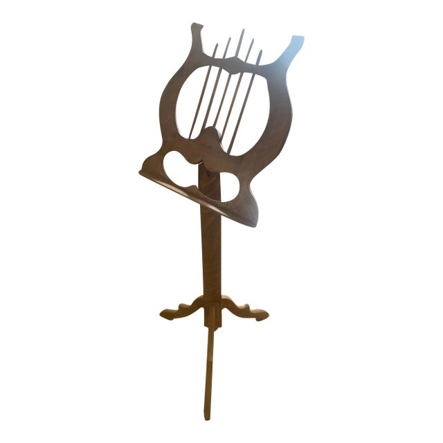 1900s Quarter Sawn Oak Music Stand For Sale