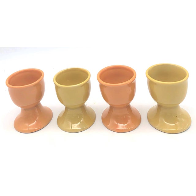 Haeger 1970s Ceramic Egg Cups, Set of 4 For Sale - Image 4 of 11