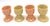 Haeger 1970s Ceramic Egg Cups, Set of 4 For Sale - Image 4 of 11