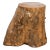 Indonesian Rustic Root Drinks Table or Stool with Light Brown Finish For Sale
