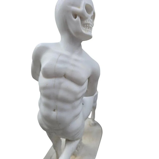 1980s Italian Artist, Hand-Carved Sculpture of a Centaur, 1980, Marble For Sale - Image 5 of 10