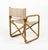Mid-Century Bamboo and Fabric Director's Folding Chairs, Italy, 1960s, Set of 2 For Sale - Image 9 of 18