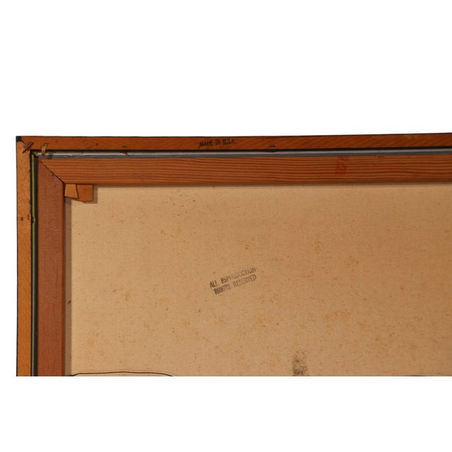 Post Modern Sofa Art Flower Bouquet Painting C 1970's Signed Gregg For Sale - Image 9 of 10