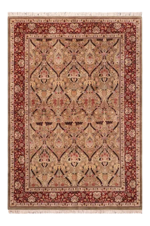 1990s 1990s Art Nouveau William Morris Wool Area Rug - 6'1" X 9'0"