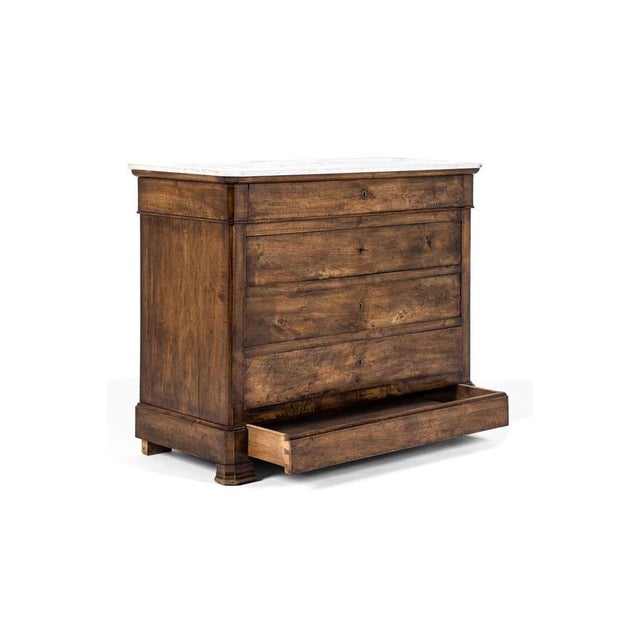 French Cherrywood Commode, 1850s For Sale - Image 3 of 13