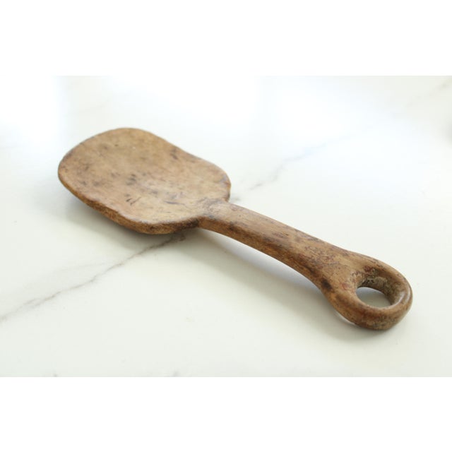 Early 20th Century Antique French Rustic Butter Paddel For Sale - Image 5 of 5