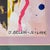 An original signed abstract mixed media painting on paper featuring expressive watercolor washes, geometric forms, and...