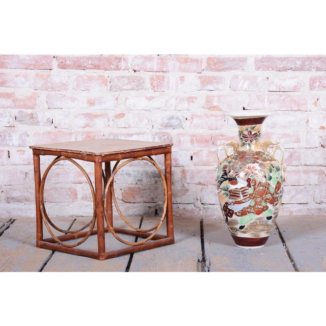 Ceramic Art Deco Moriage and Glazed Ceramics Vase, Japan, 1910s For Sale - Image 7 of 10