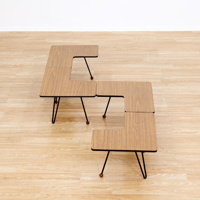 1960s Set of Four Vintage Modular Side Tables For Sale - Image 11 of 12