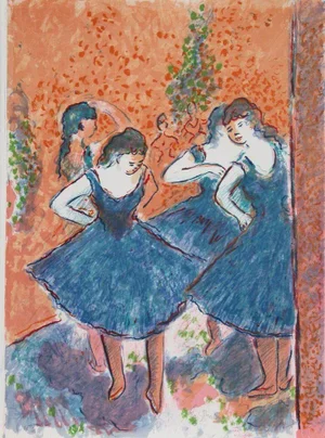 Wayne Ensrud, Homage to Degas I, Vintage Lithograph