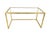 Postmodern Nesting Tables in Brass, Glass and Steel, 1970s, Set of 3 For Sale - Image 6 of 12