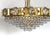 Brass and Lead Crystal Six-Light Chandelier from Joska Bodenmais, 1970s For Sale - Image 6 of 9