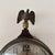1910s Antique Sessions “Banjo” Wall Clock, Eagle Finial Ship Scene For Sale - Image 5 of 8