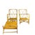 Mid-Century Modern Vintage Bent Bamboo Lounge Chairs and Ottoman For Sale - Image 3 of 11