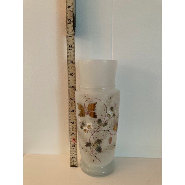 Vintage Bristol Glass Vase For Sale In New York - Image 6 of 6