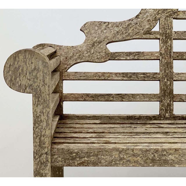 Lutyens Style Teak Garden Bench Seat From England Chairish