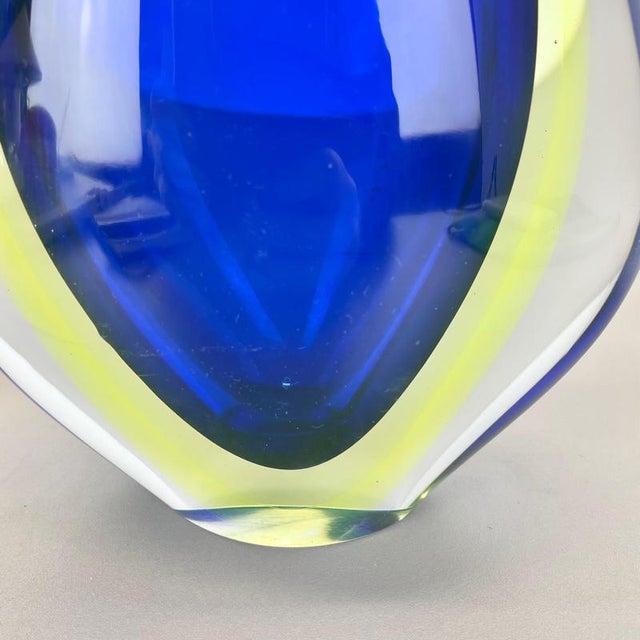 Sommerso Glass Vase by Flavio Poli for Seguso, 1970 For Sale - Image 14 of 18