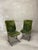 This pair of vintage 1970's Mid Century Modern dining chairs are ready to turn over a new leaf. Featuring tufted moss...