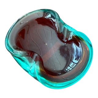 Vintage Italian Murano Glass Bowl For Sale