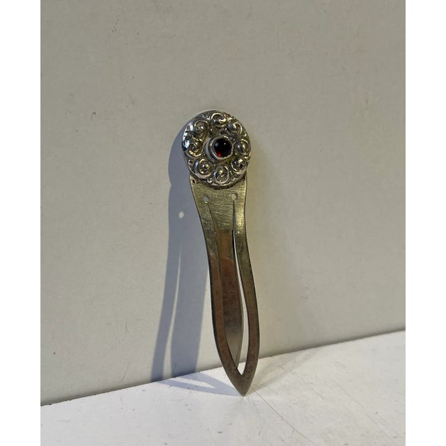 Silver Danish Art Nouveau Bookmark by Wilhelm Volck, 1920s For Sale - Image 8 of 8