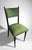 Ico Parisi Style – Set of 6 Ebonized Wood Chairs With Green Upholstery For Sale - Image 13 of 18