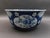 Maitland - Smith Mid 20th Century Maitland Smith Large Chinoiserie Blue & White Porcelain Centerpiece Bowl For Sale - Image 4 of 8