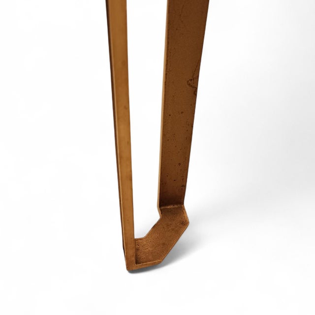 Coffee Table in Glass and Bronze by Peter Ghyczy For Sale - Image 9 of 10