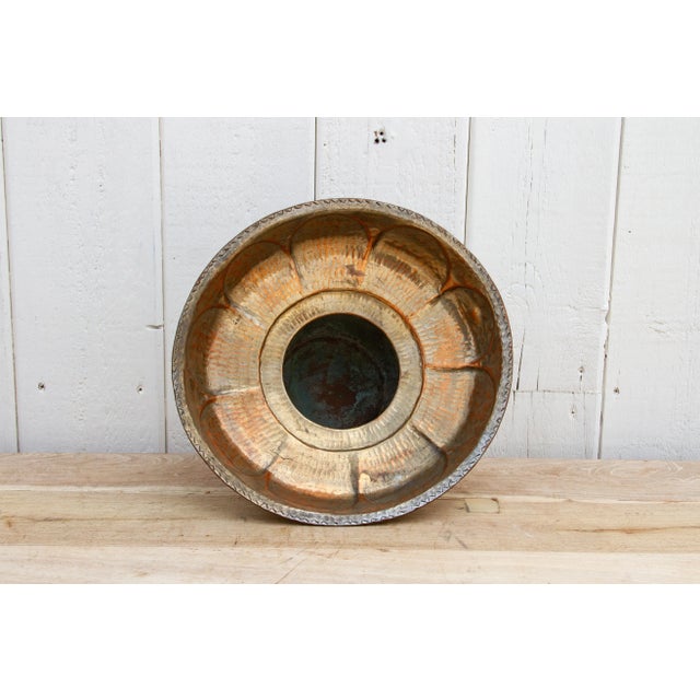 19th Century Silvering Copper Water Bowl For Sale - Image 10 of 12