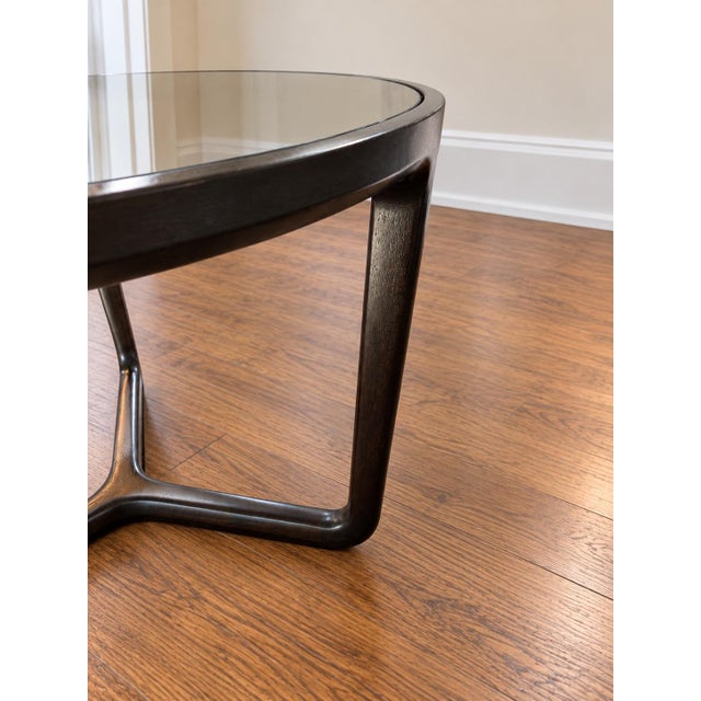 Exceptional Stella round side table designed by Noé Duchaufour-Lawrance for renowned Italian furniture maker Ceccotti...