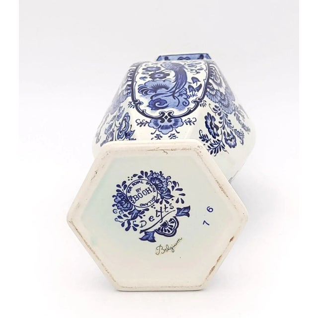 Blue Dutch Faïence Vase, Circa 1950 For Sale - Image 8 of 10