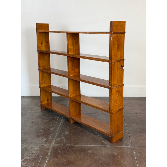 Vintage 1950's Solid Wood Bookshelf For Sale - Image 9 of 10
