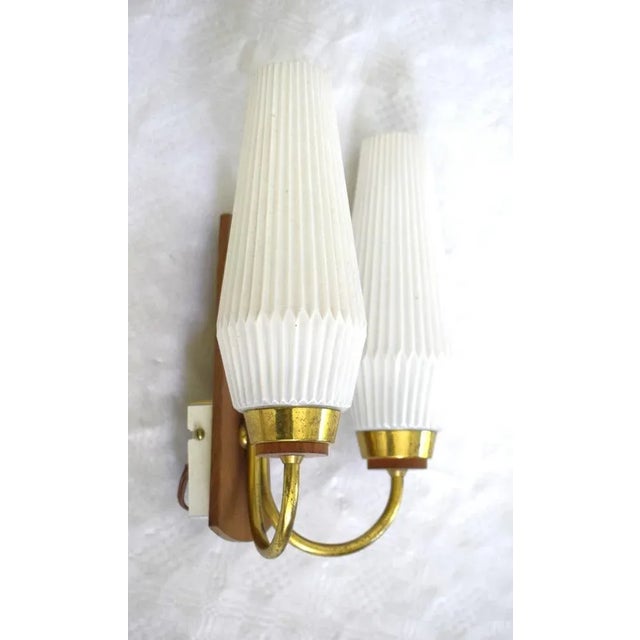 Midcentury Two-Bulb Bag Lamp, 1960s For Sale - Image 4 of 5