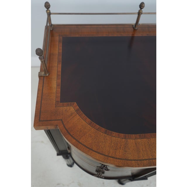 Maitland Smith Inlaid Mahogany Sheraton Sideboard For Sale - Image 10 of 18