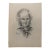 1940s Original Signed Graphite Portrait of u.s. Navy Sailor, 11 X 8.25 In. For Sale