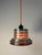 This silver and orange louvered lamp by Carl Thore is a spectacular original example of Scandinavian mid-century design...