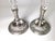 Pair of Pair Pont Cut Glass and Silver Plate Tall Candlesticks For Sale - Image 4 of 11
