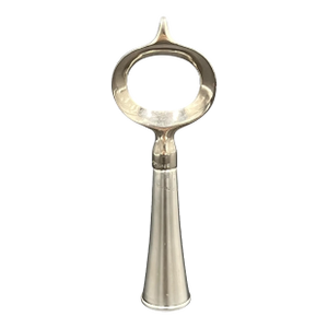 Early 20th Century John Hasselbring Antique Sterling Silver Bottle Opener With Hidden Corkscrew