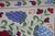 Textile Uzbek Suzani Embroidered Runner – Multicolor Grapes on Cream Base For Sale - Image 7 of 9