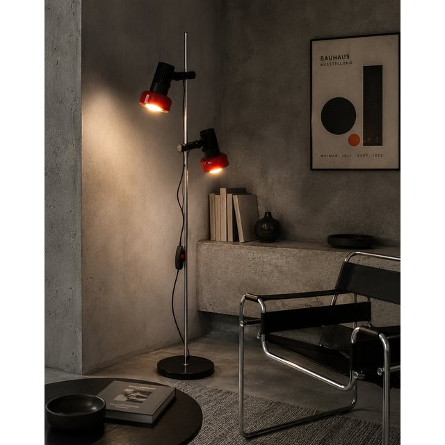 Vintage Floor Lamp, 1970s, in Very Good conditions. Designed 1970 to 1979 European Plug (up to 250V).The wiring of this...