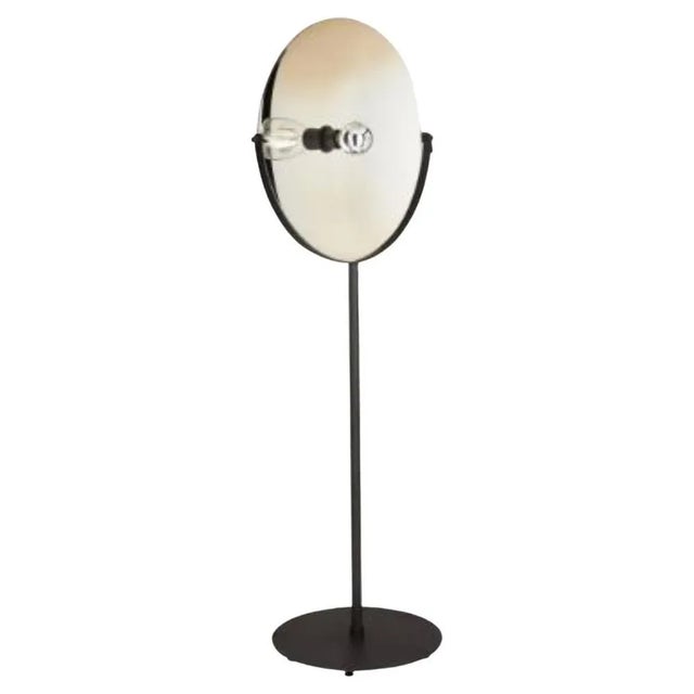 Silver Cyclope Floor Lamp by Radar For Sale - Image 8 of 8